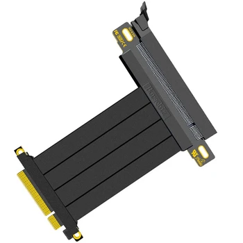 Удължителен кабел адаптер PCI-E 4.0 X8-X16 Удължител видео карта Удължител на 180 градуса