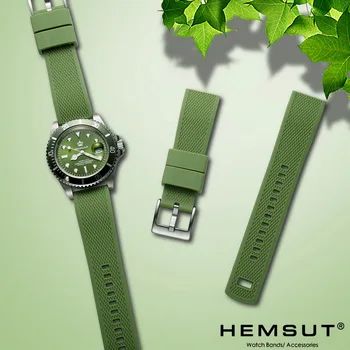 Умни силиконови каишки за часовници Hemsut 18 мм, 20 мм, 22 мм, быстроразъемная гума за каишка за Galaxy Watch, мъжки и дамски мека замяна