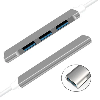 Хъб Type C USB 3,0 C 3,1 4 Порта Мультиразветвитель OTG Адаптер за iPhone Xiaomi Huawei Macbook Pro PC Аксесоари За Компютри И Лаптопи