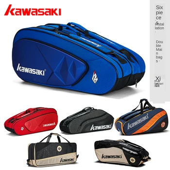 Чанта за бадминтон Kawasaki, спортна раница, отделна чанта за обувки за мъже и жени на тенис ракети KBB-8632