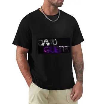 Черна тениска с логото на Дейвид Гетты, спортна риза, бързосъхнеща тениска, летни блузи, обикновена тениски, мъжки