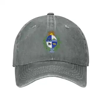 Шапка изработени от деним, с логото на Уругвай по-високо качество, бейзболна шапка, вязаная капачка