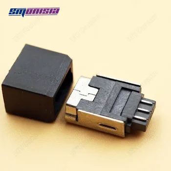 Smonisia 20 бр. в комплект съединители Mini USB 5 ПЕНСА с пластмасов корпус, черна 5-пинов порт Mini usb