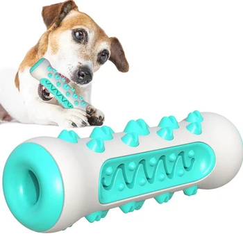 Дъвченето играчка за кучета от естествен каучук, безопасна, устойчива на укусам куче дъвчене пръчка за почистване на зъби, четка за зъби за кучета, функционални играчки за дресура на кучета