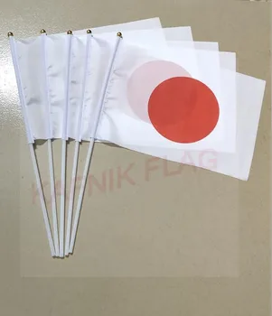 КАФНИК, Изработени по поръчка ръчно знаме на някоя държава, японски флаг, Виетнамски ръчно флаг, сдирающий кожата 20x30 см, 100 бр./лот, безплатна доставка.